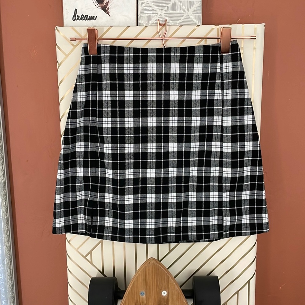 Plaid Mini Skirt